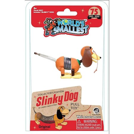 WORLDS SMALLEST World's Smallest Slinky Dog 5027SI